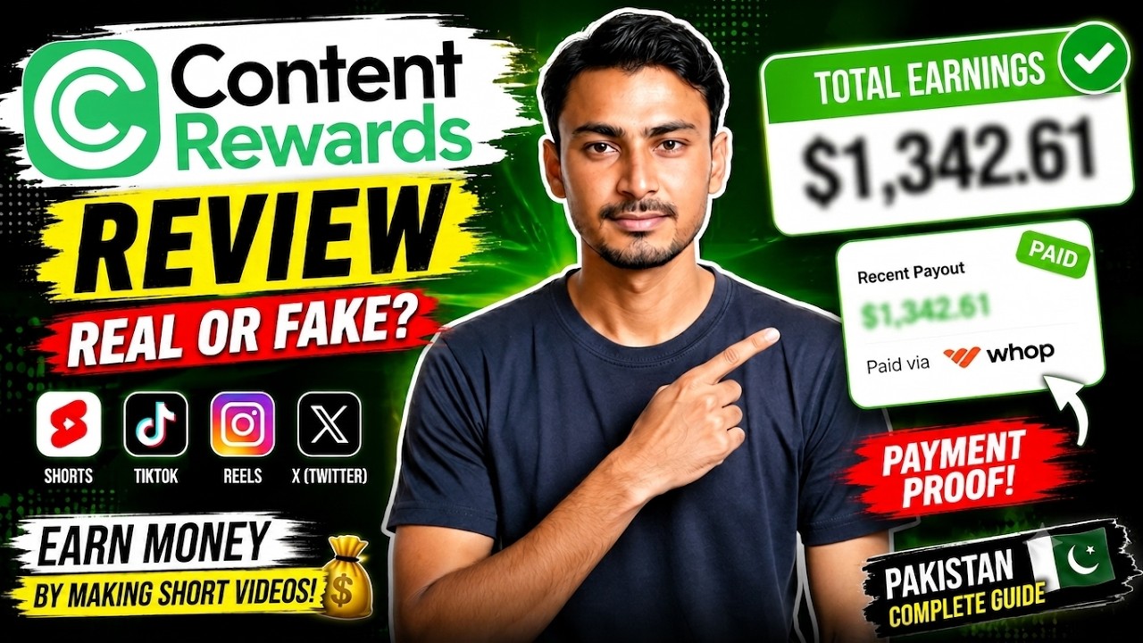 ContentRewards Review 2026 | Real or Fake? Payment Proof, Earnings & Pakistan Guide