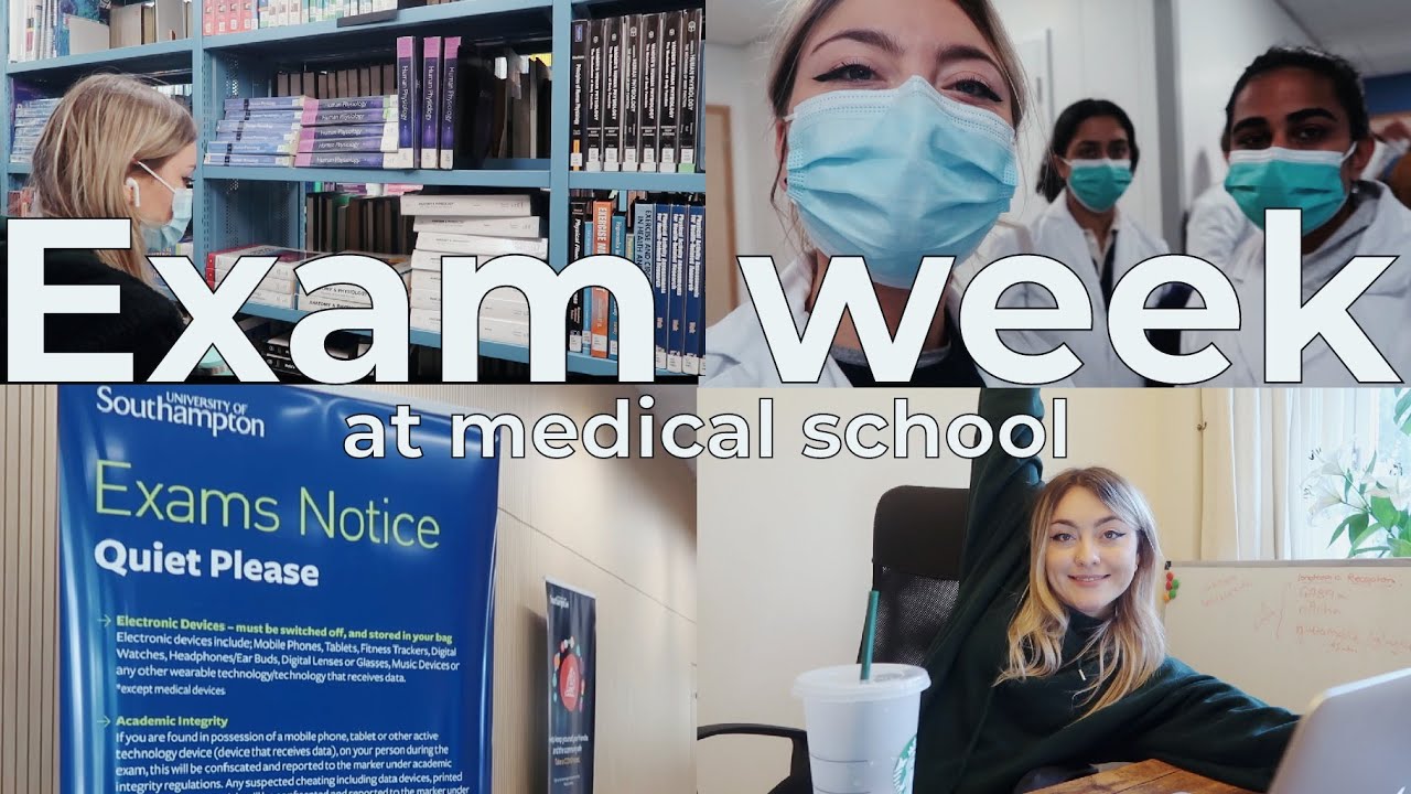 It's EXAM WEEK AHHH!!! | Medical School Exam Week Vlog