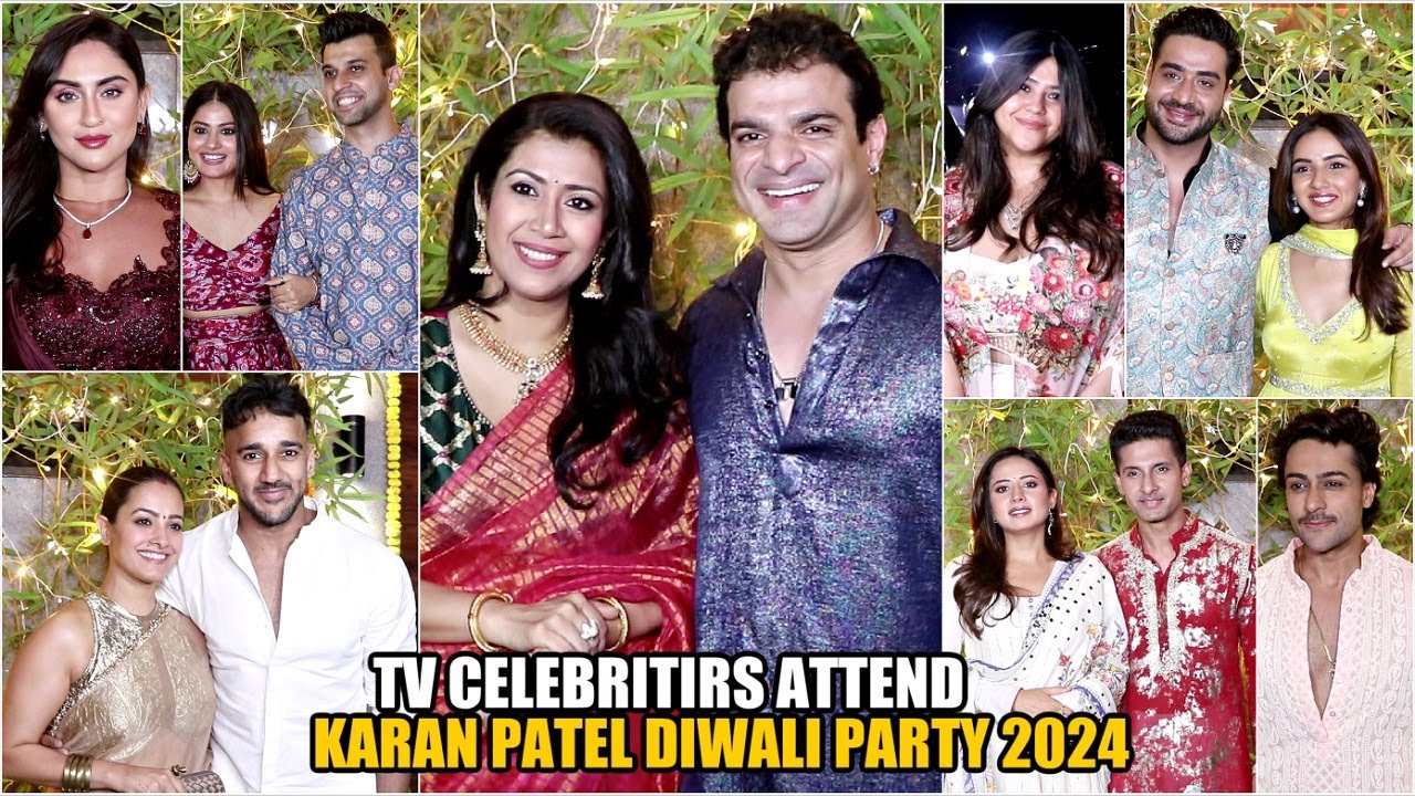 Karan Patel Diwali Party 2024 Anita Hassandani, Jasmin Bhasin, Aly Goni, Sargun Mehta, Ekta Kapoor