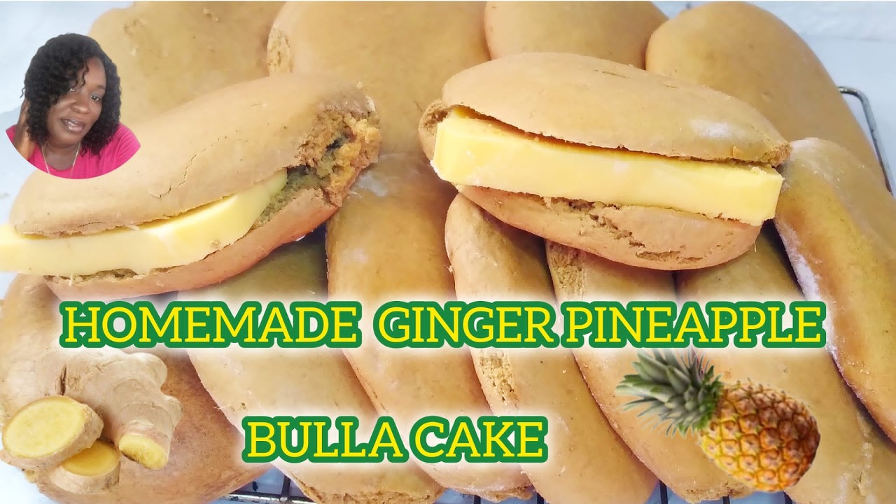 How To Make Jamaican Bulla Cake//Homemade Ginger Bulla Cake Recipe//Authentic Bulla Cake