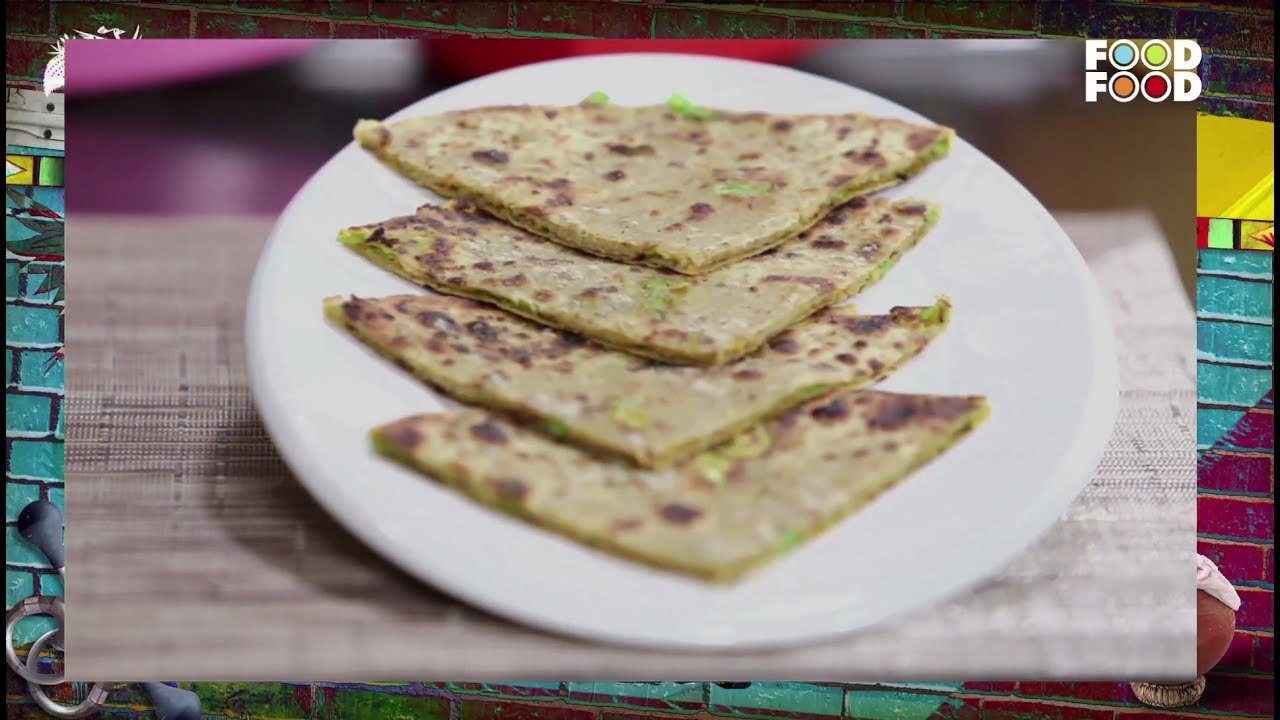Stuffed Paneer and Green Peas Paratha Recipe | चटपटा भरवां हरे मटर पनीर परांठा रेसिपी | FoodFood