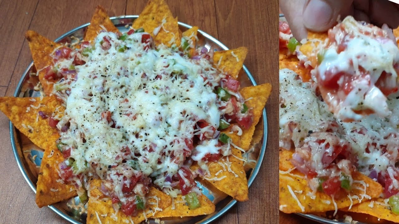 Cheesy Nachos Chaat|Spicy Nachos Recipe|Doritos Chaat|Instant Chaat|Evening Snacks|Nachos Bhel