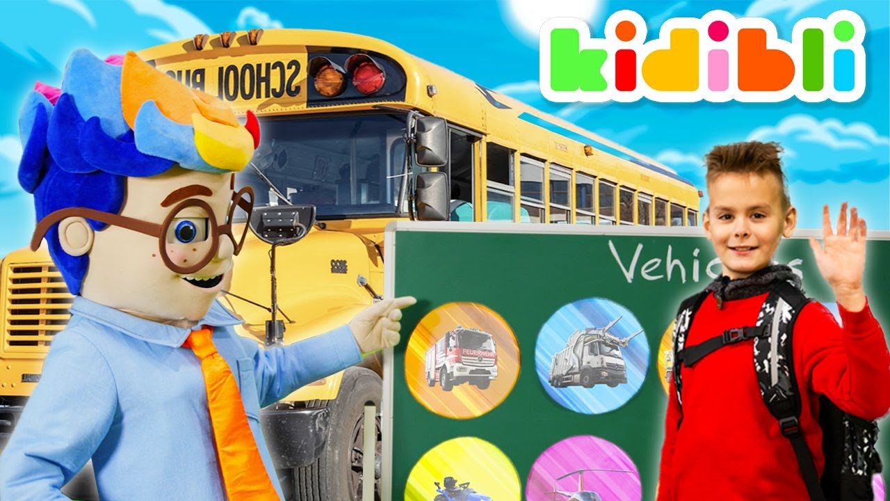 Discover vehicules with Kidibli | Kidibli | Animaj Kids