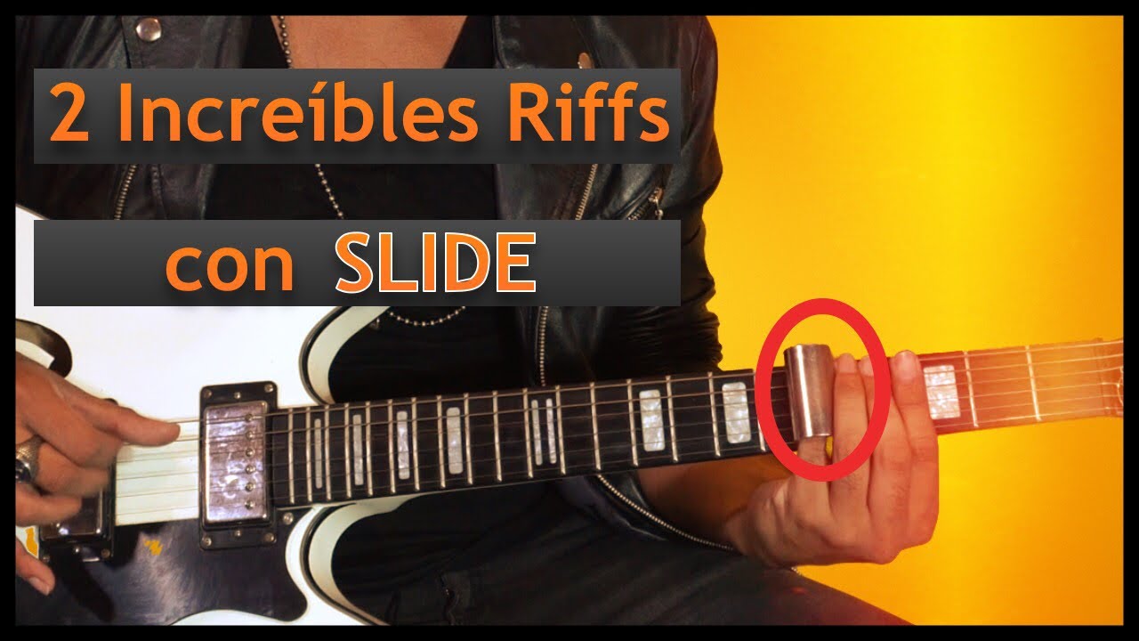 2 Espectaculares riff para tocar con el Slide (Bottleneck) en afinación Standard