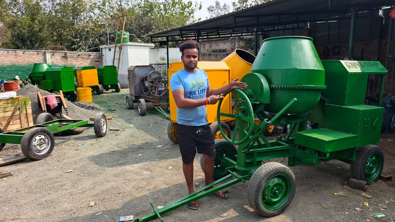 Mini lift DHALAI MACHINE LEDDER LIFT CONCRETE MIXER MACHINE machinary 