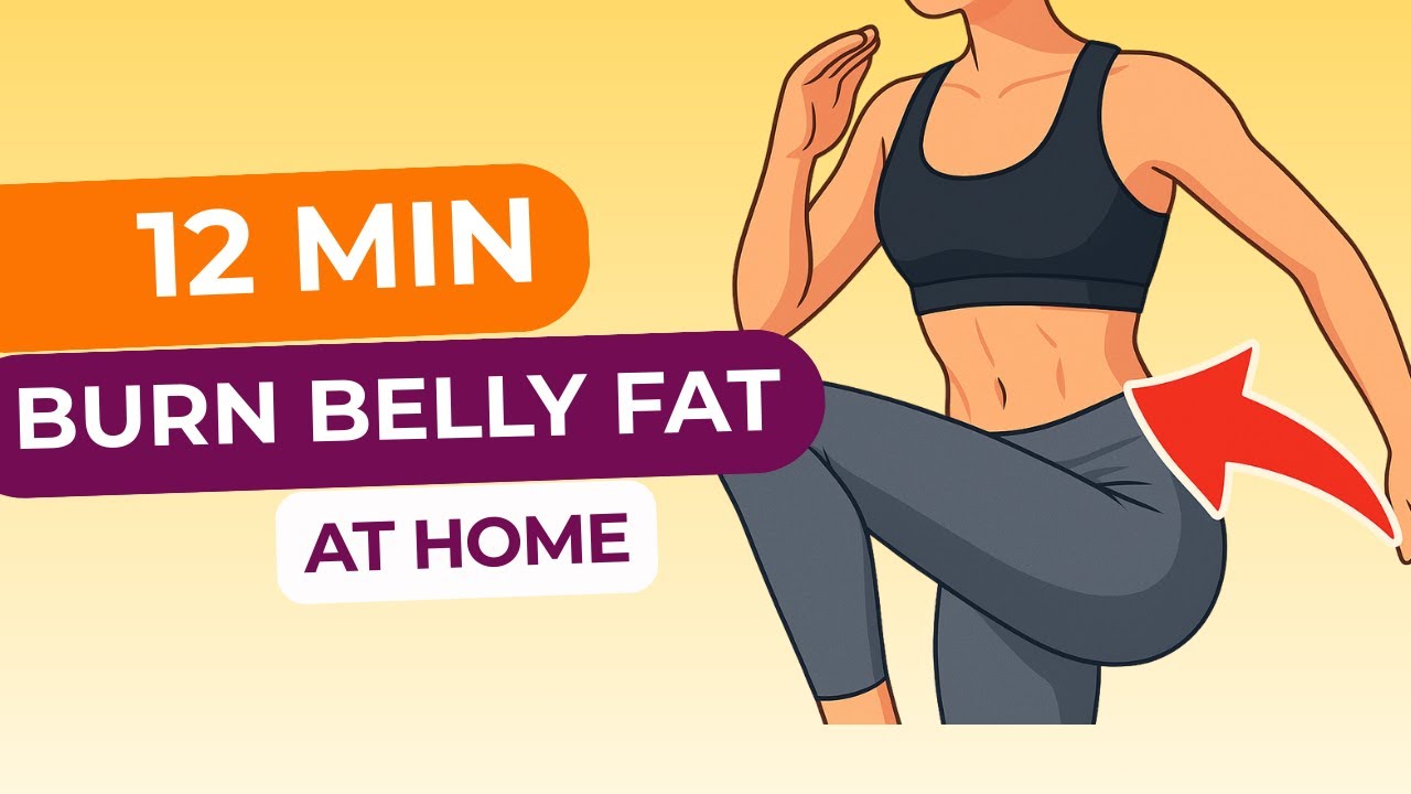 12-Minute Workout to Flatten Your Stomach (No Equipment Required!)