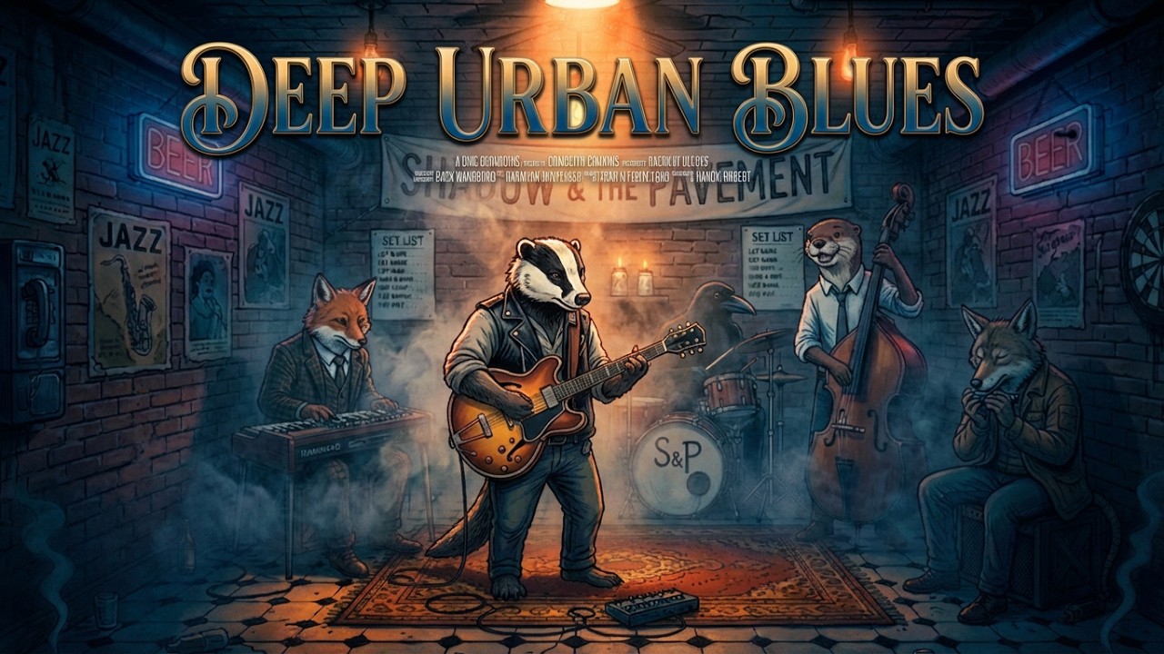 🔴 LIVE: DEEP Urban Blues for Quiet Hours - 90 Minutes Session | Basement 12 Club