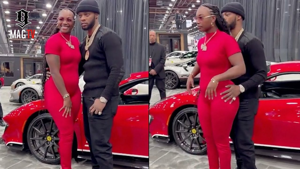 Papoose Can't Keep His Hands Off Claressa Shields At Her Boxing Press Conference! 😍