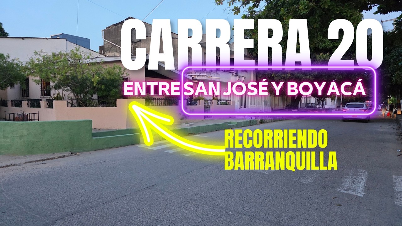 🎥 Desde la Murillo hasta el Parque Boyacá… así late Barranquilla en la carrera 20 💪