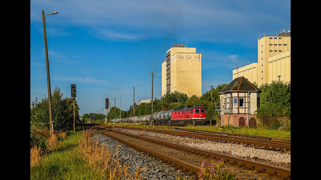 Bahnbetrieb Gera - Ludmillapower in Ostthüringen mit 232 093, 232 673, 232 701 und 233 450