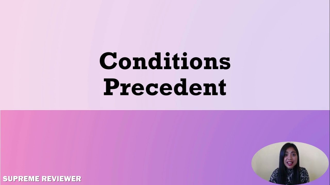 Civil Procedure - Allegations in a Pleading: Conditions Precedent