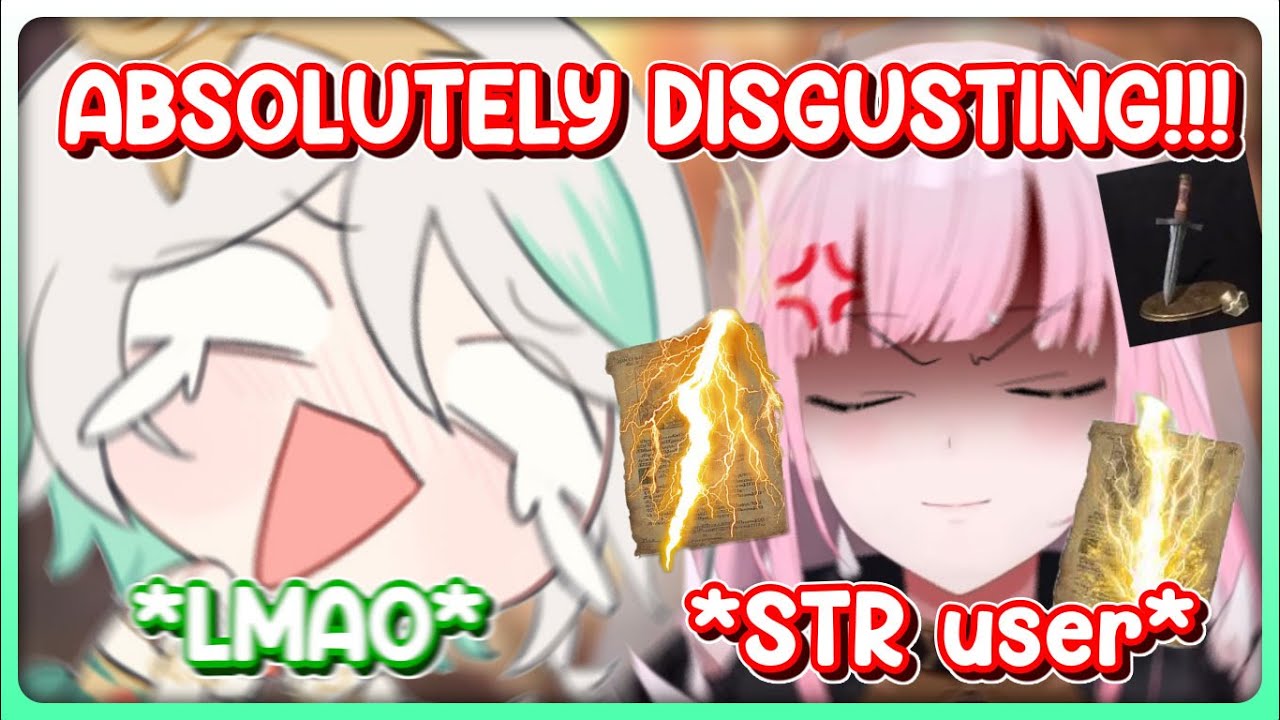 Cecilia Can’t Stop Laughing as Calli Is Mentally Dying From Using Faith Build in Dark Souls