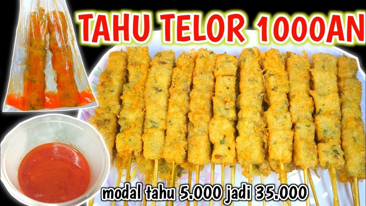 MODAL TAHU 5RB JADI 35RB || TAHU TELOR SUPER ENAK IDE JUALAN 1000AN LARIS MANIS