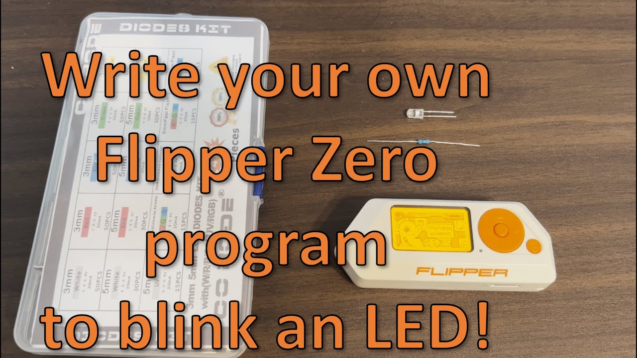 [70] Flipper Zero - Напишите код для мигания светодиода!