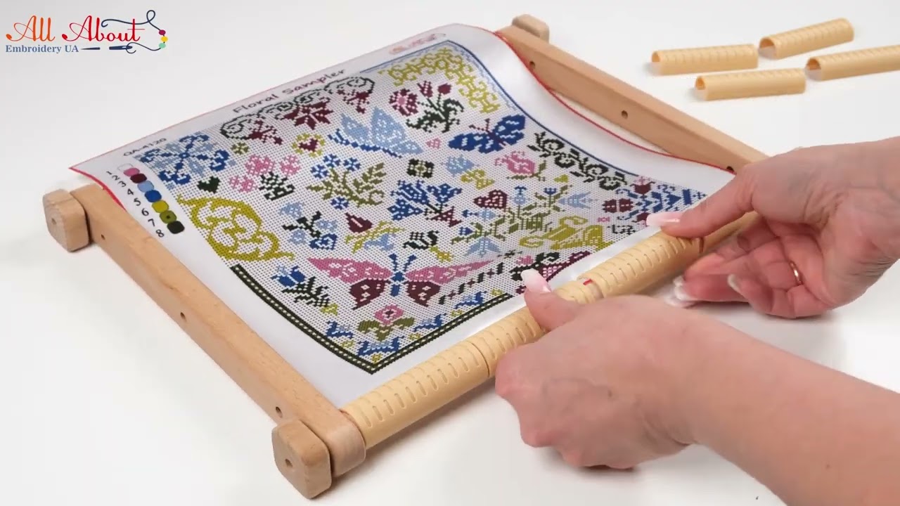 Wooden Embroidery Beaded cross stitch Frame