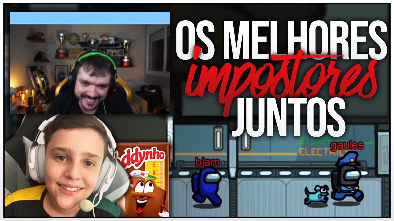 GAULES E BJAM DE IMPOSTORES NO AMONG US