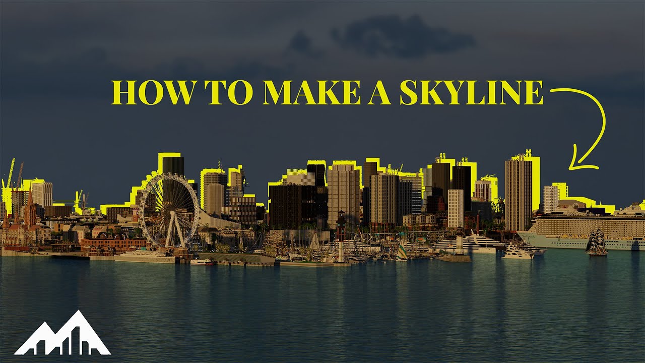 How to design a City Skyline - in Minecraft