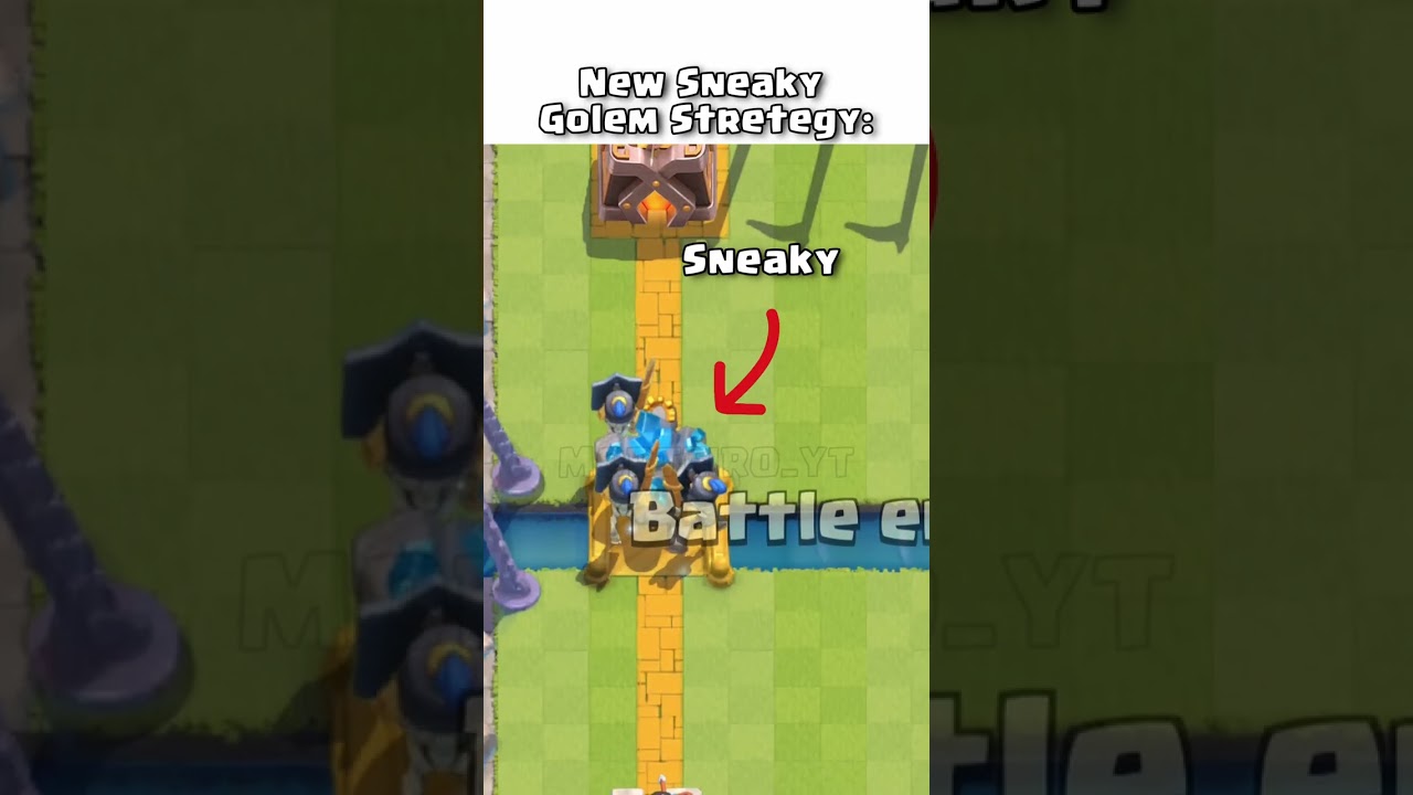 New Sneaky Golem Strategy 🔥