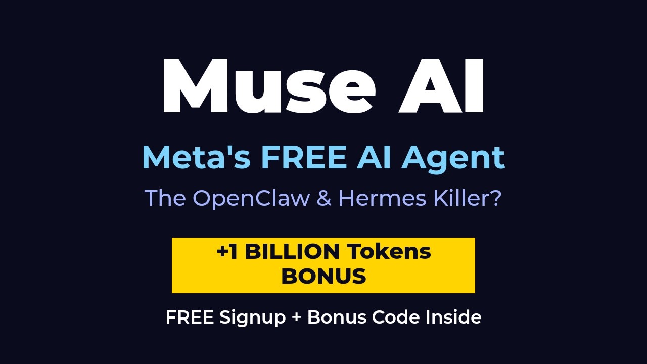 🚀 Get FREE access to Muse AI + an extra 1 BILLION tokens