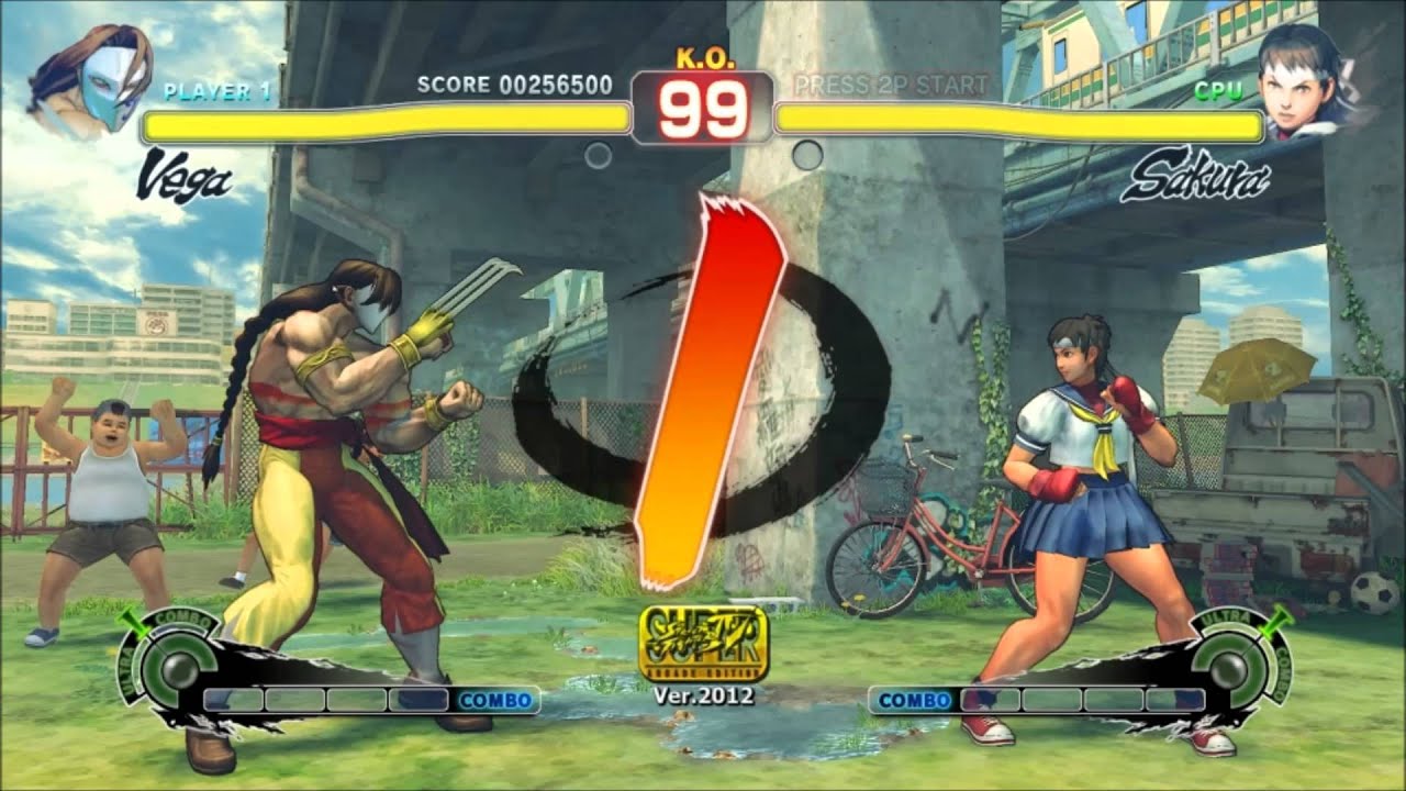 Super Street Fighter IV Vega Gameplay