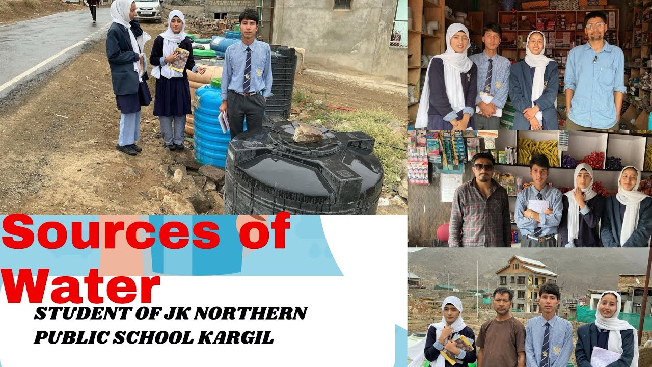 Jk northern public schools students Issue related water survey around police line and mega watt