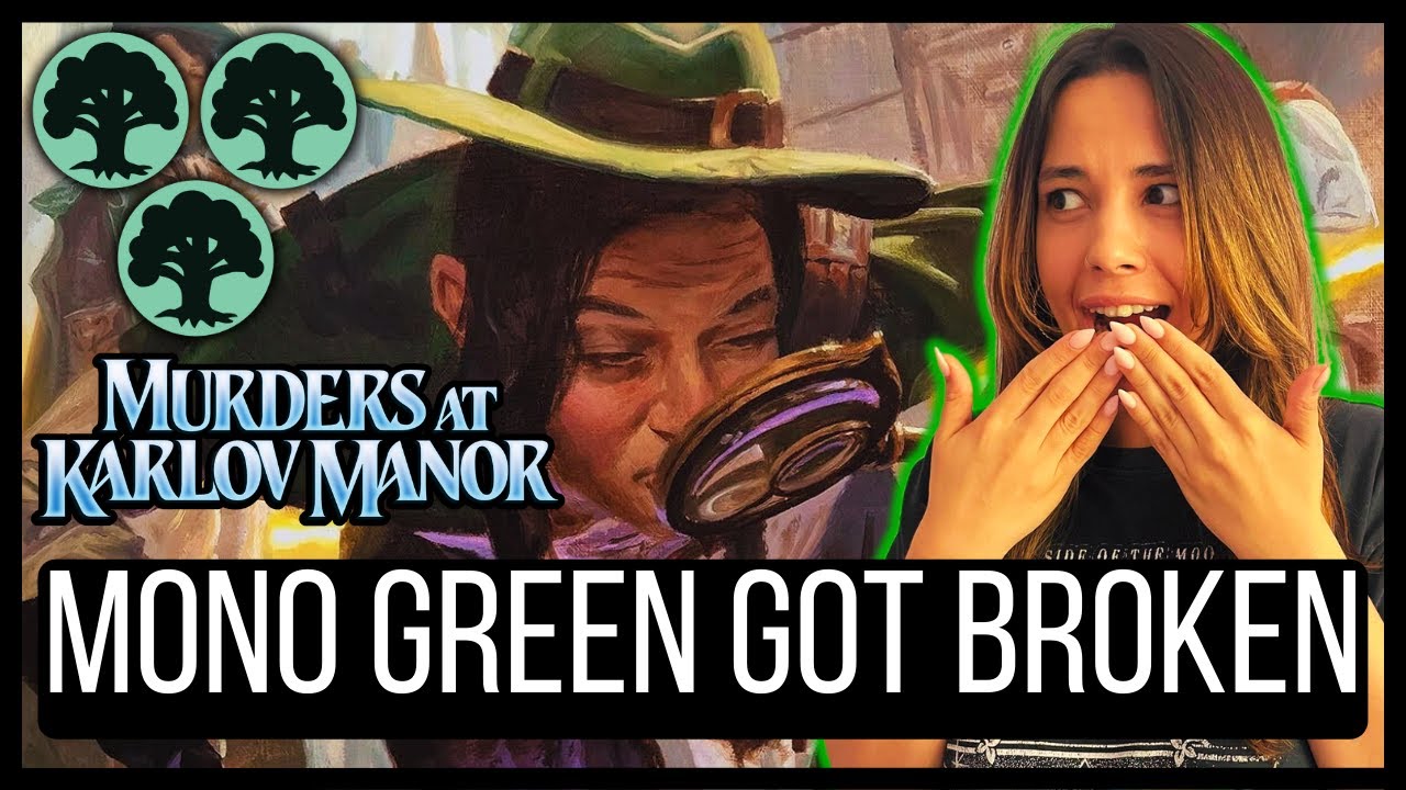 NEW Mono Green Is Better Than EVER | Murders at Karlov Manor | Standard | MTG Arena Gameplay