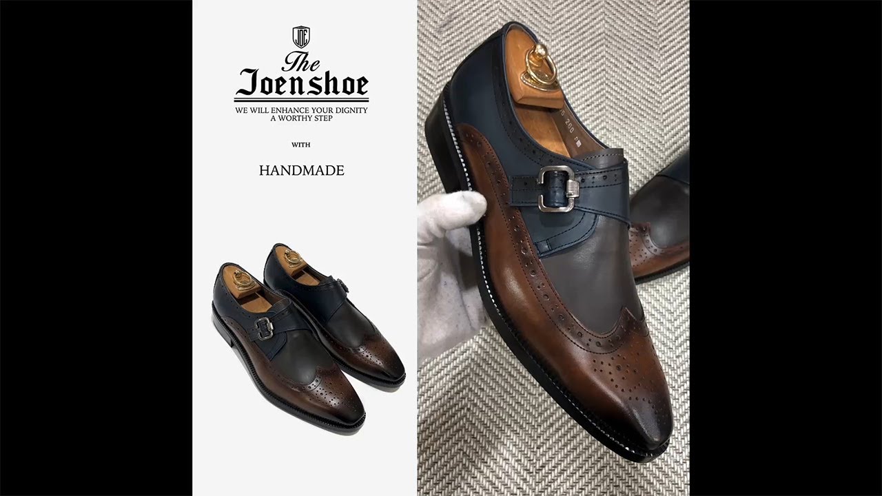 남성수제화 슈만 3패턴 윙팁 싱글 몽크스트랩 #남자수제화 #남자구두 #handmadeshoes