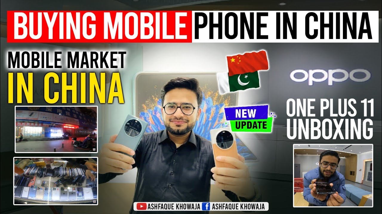 Buying Mobile Phone in China - One Plus 11 Unboxing - Mobile Market in China