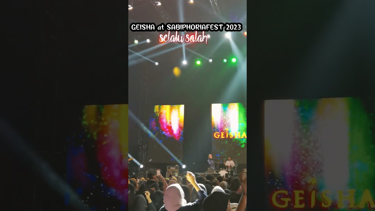 Geisha selalu salah at Sabiphoria festival 2023 #shorts
