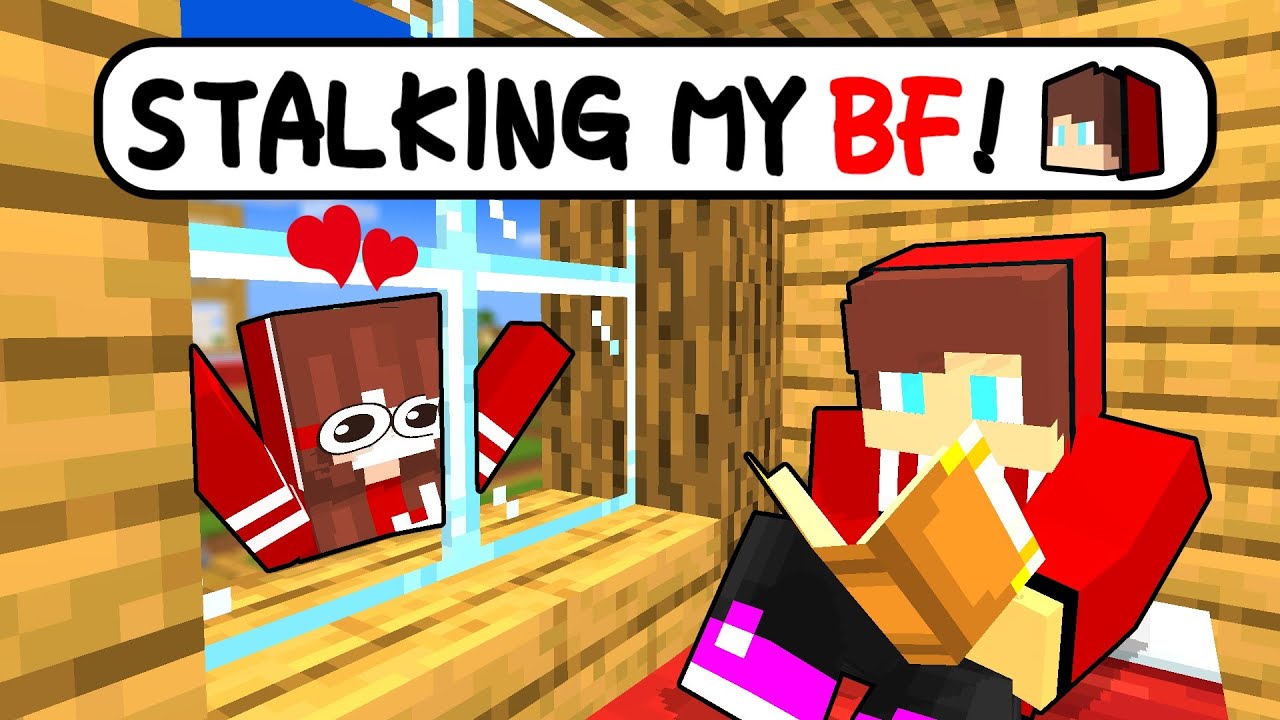 STALKING my BOYFRIEND JJ 👀 - Minecraft Animation [Maizen Mikey and JJ]