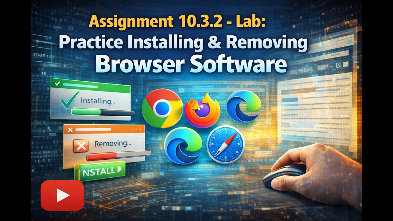 10.3.2 Lab: Practice Installing & Removing Browser