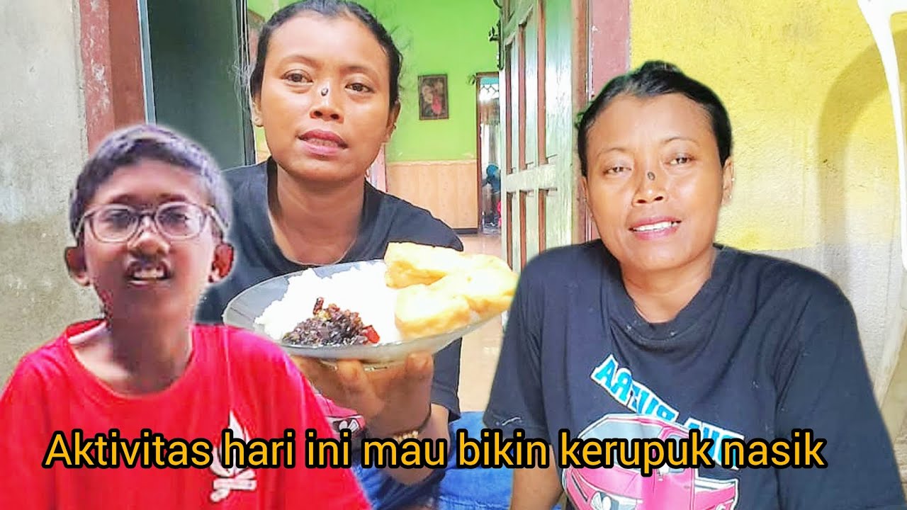 AKTIVITAS HARI INI MAU BIKIN CEMILAN KERUPUK NASI GURIH &ENAK‼️