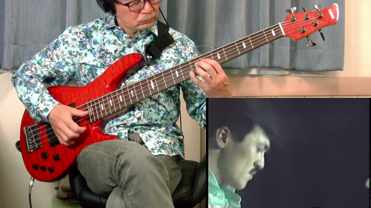 Mid Manhattan BASS SOLO [Montreux Jazz Festival '84] - CASIOPEA Bass Part Video Music Score