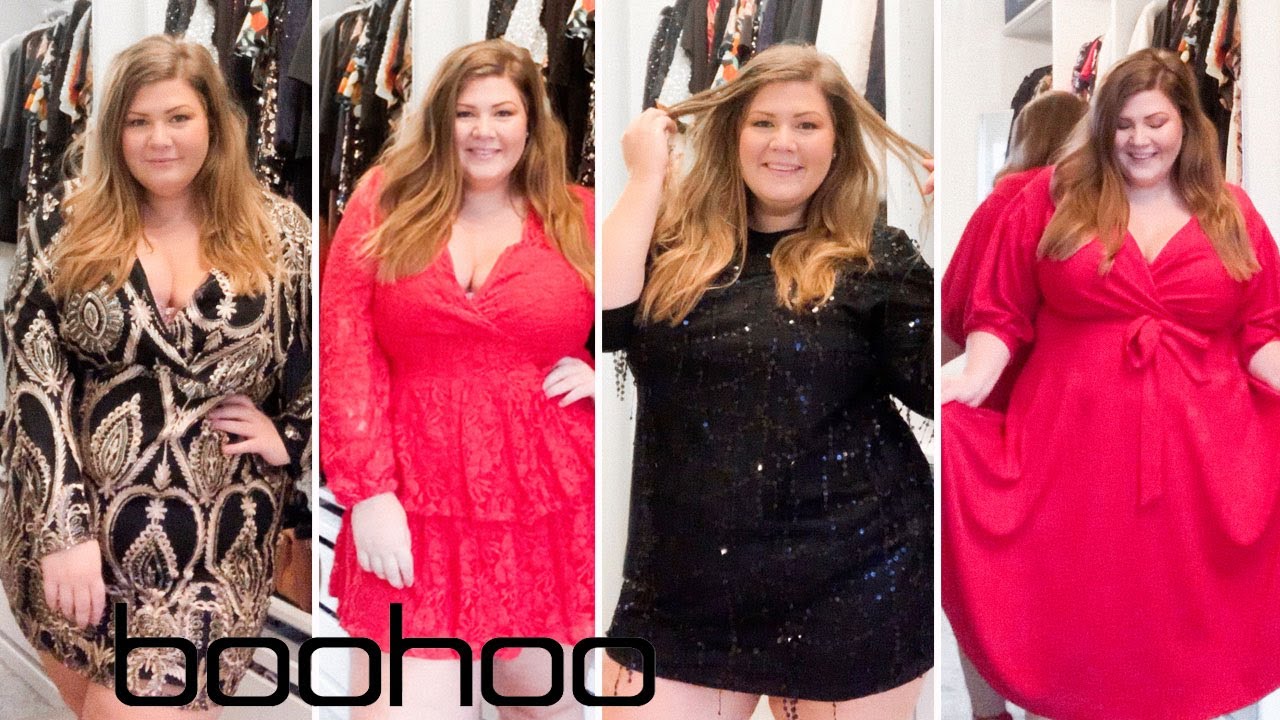 PLUS SIZE HAUL: JUL- OCH NYÅRSKLÄNNINGAR (BOOHOO)