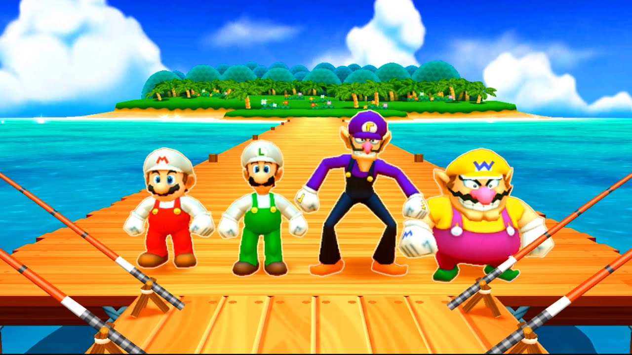 【マリオパーティ100ミニゲームコレクション】ミニゲームマリオVsルイージVsワリオVsワルイージ(たつじん難易度)