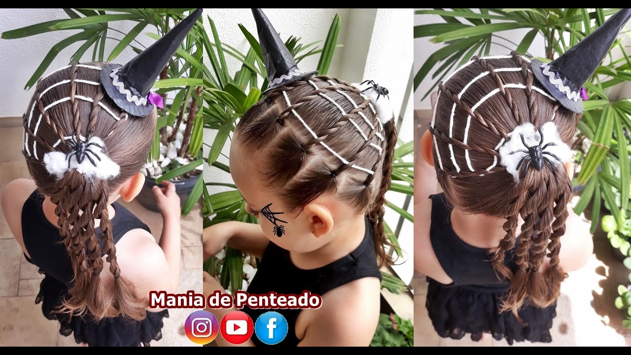 Halloween hairstyle | Penteado de Halloween