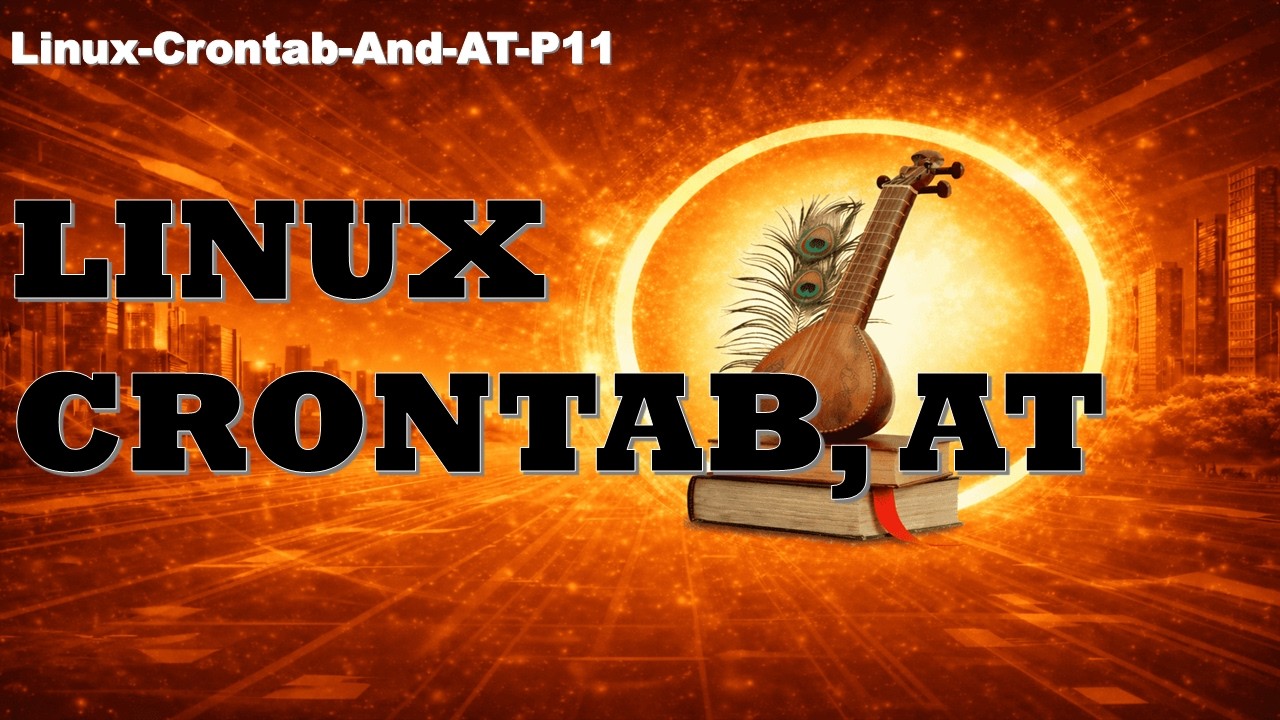 Linux Topic 11 - Linux Crontab & AT