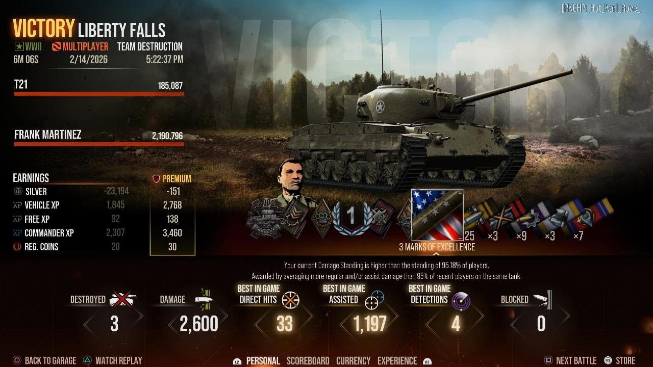 World of Tanks Console – T21 Third Mark