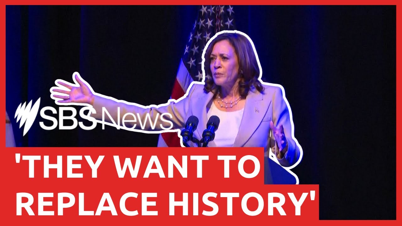 Kamala Harris blasts claim that slavery had ‘benefits’ in Florida's school curriculum | SBS News