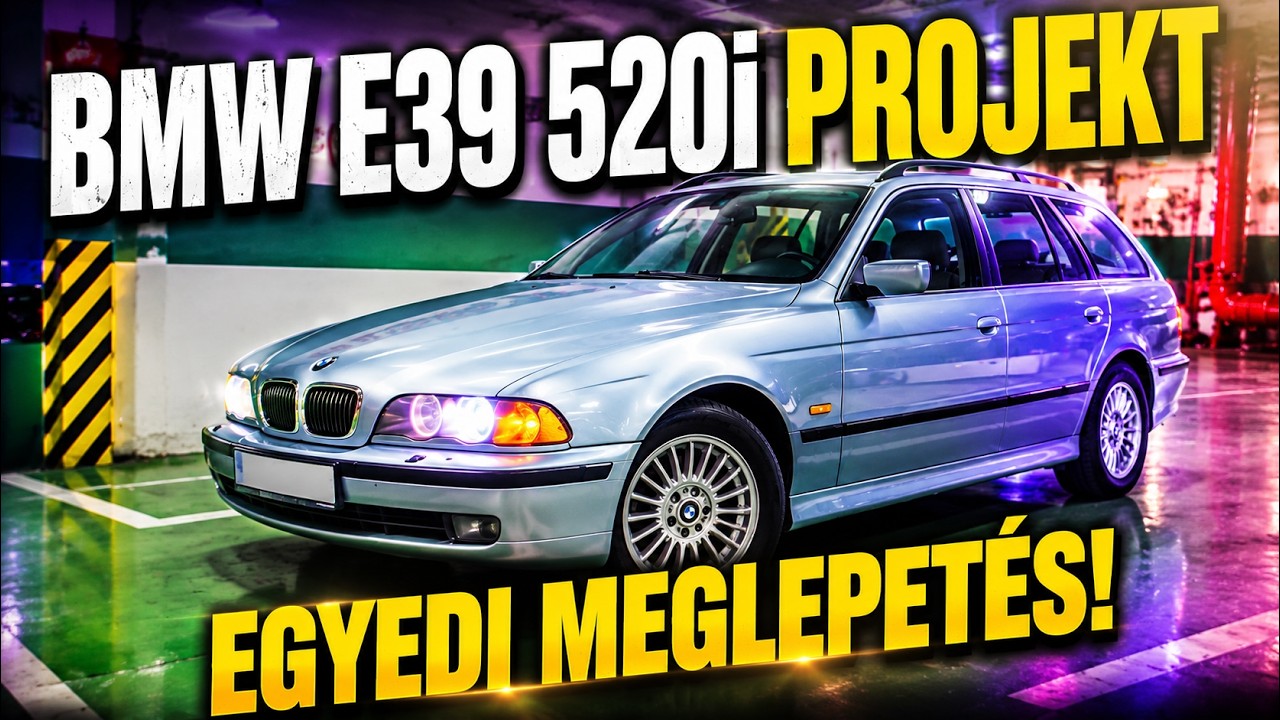 BMW E39 520i projekt – Egyedi meglepetés!