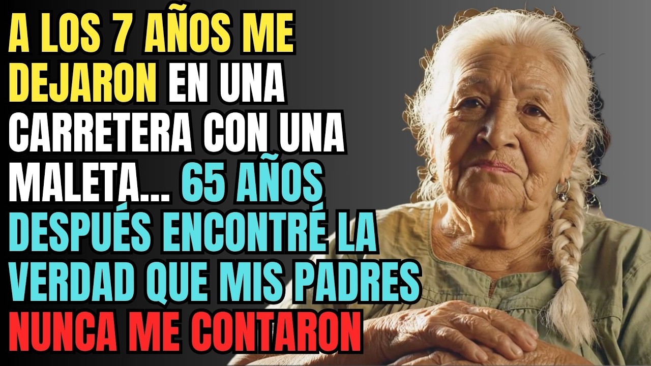 Historia De Abuela: A los 7 a&ntilde;os me dejaron en una carretera con una maleta...💔😢