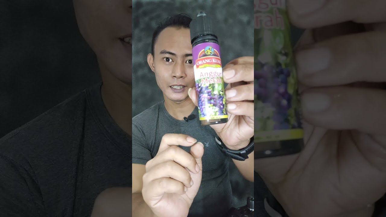 LIQUID DINGIN ANGGUR MERAH CAP ORANG KUAT ZERO NICOTINE