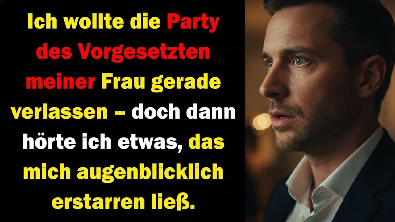 🔥Ich wollte die Party verlassen – doch ein Satz zerstörte mein Bild meiner Ehe🔥