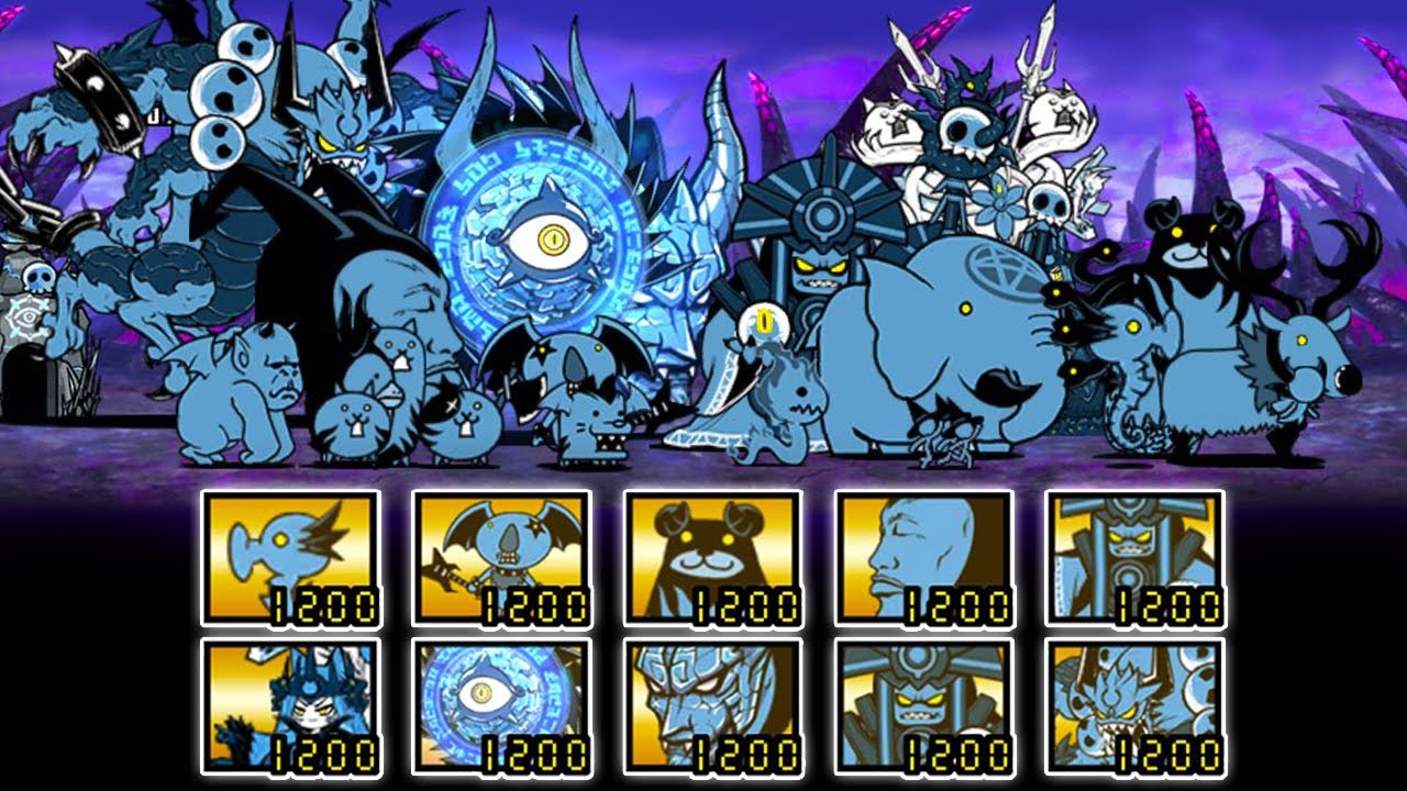 The Battle Cats - All Aku VS Aku Bosses!