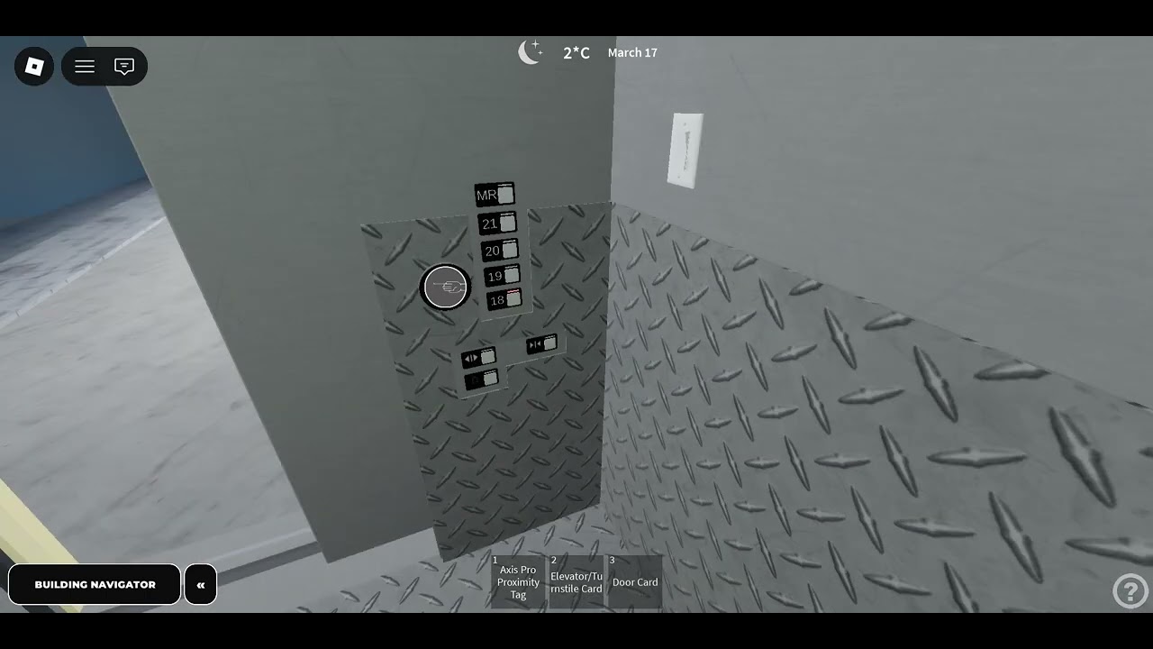 Rooftop Schindler 300A Service Elevator