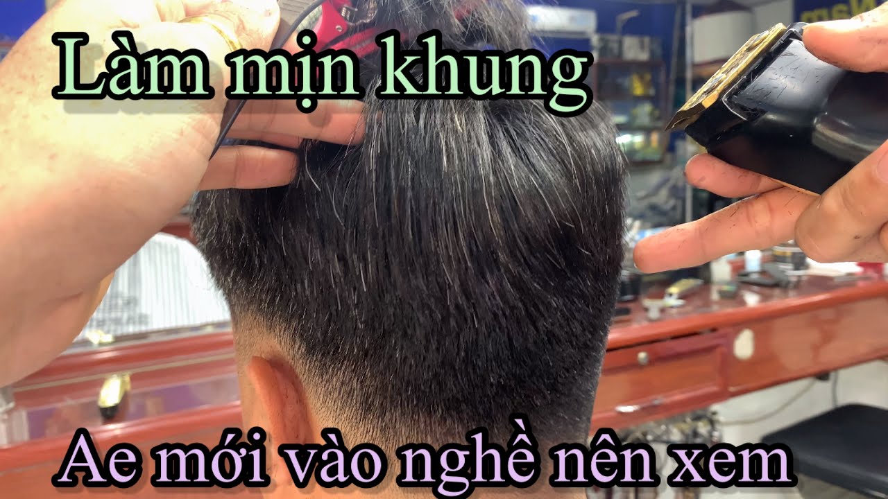 Hướng Dẫn Đi Khung Cắt 2 Mái Cho AE mới vào nghề xem,Khiêm Tóc Nam