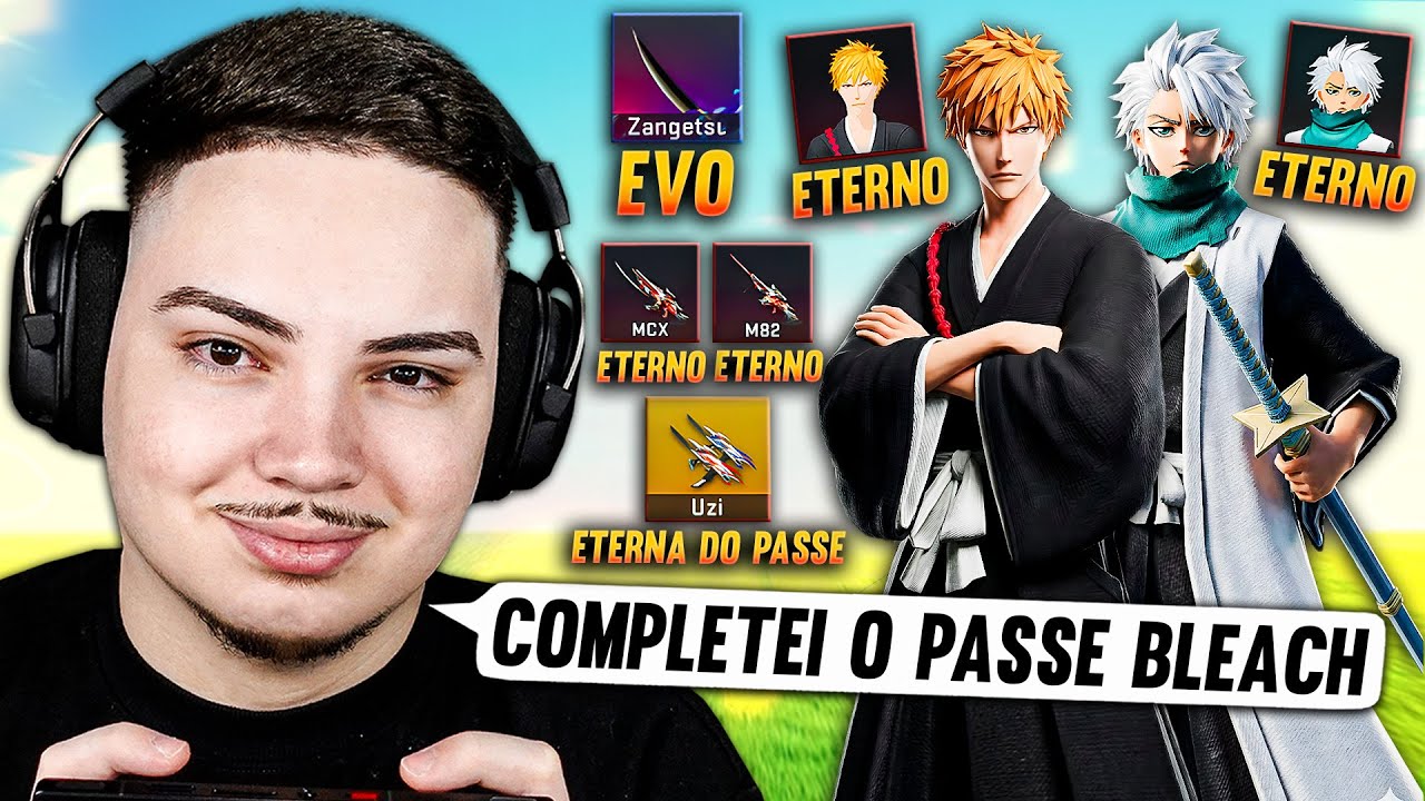 PEGANDO TODAS SKINS do ANIME BLEACH do BLOOD STRIKE 🔥 (Zero - Inchigo, Spike - Toshiro, Mcx - Tensa)