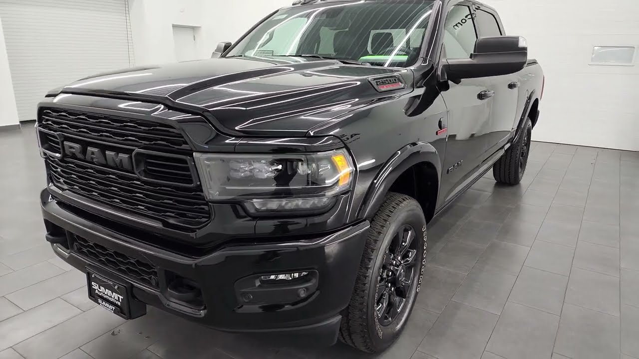 2020 RAM 2500 LIMITED EDITION DIAMOND BLACK DIESEL 4K WALKAROUND 13288Z SOLD!