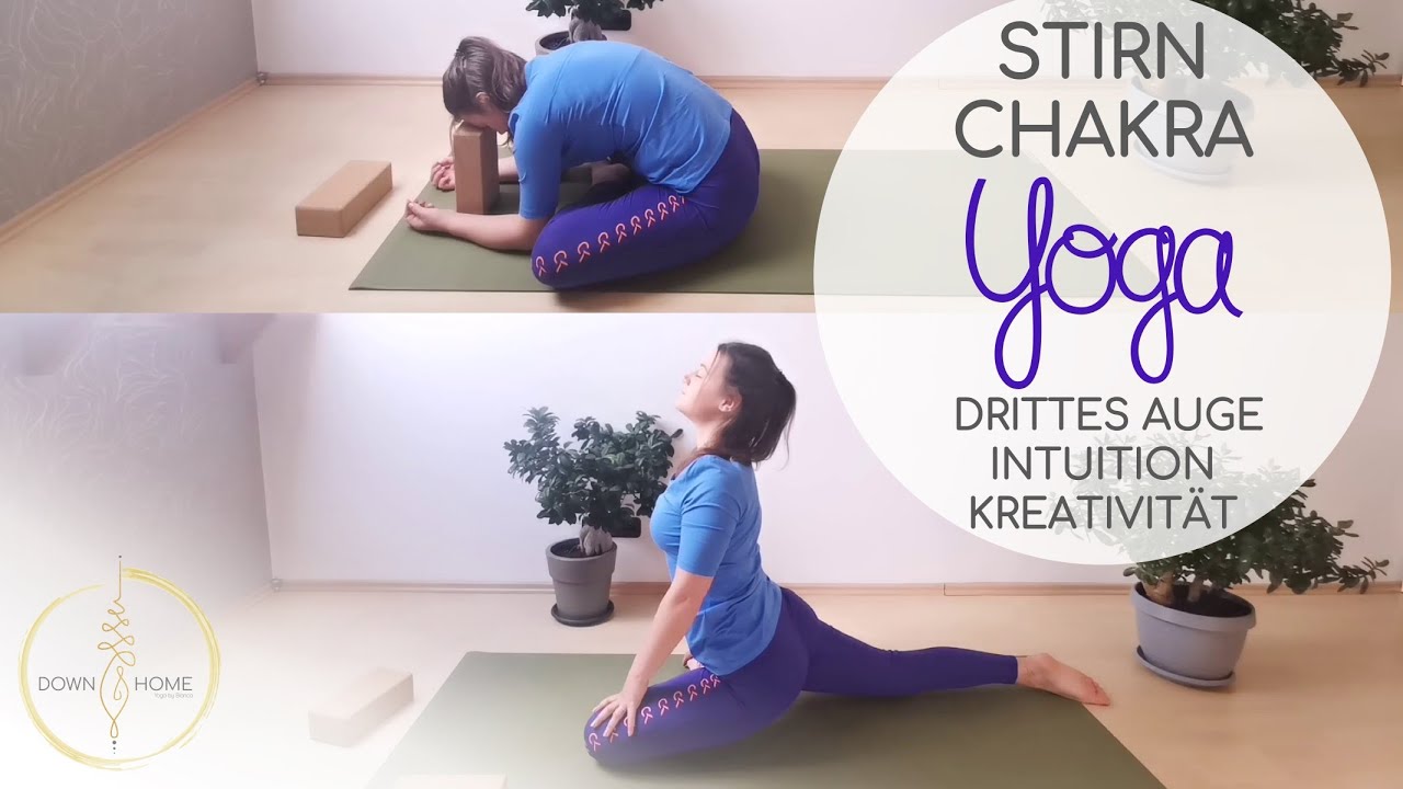 Strinchakra - Vinyasa Yoga Flow für dein Ajna Chakra, dein Drittes Auge - Intuition und Kreativität