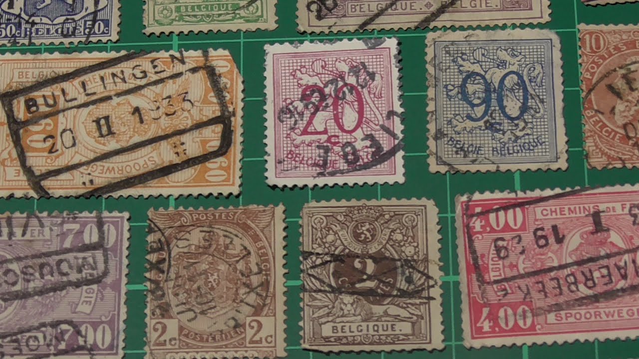 Old Stamps From Belgium #philately #stamps #belgium